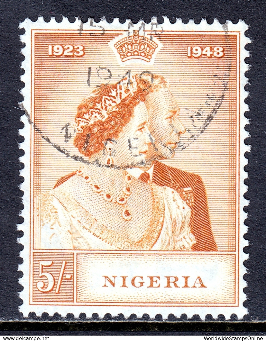 Nigeria - Scott #74 - Used - SCV $22 - Nigeria (...-1960)