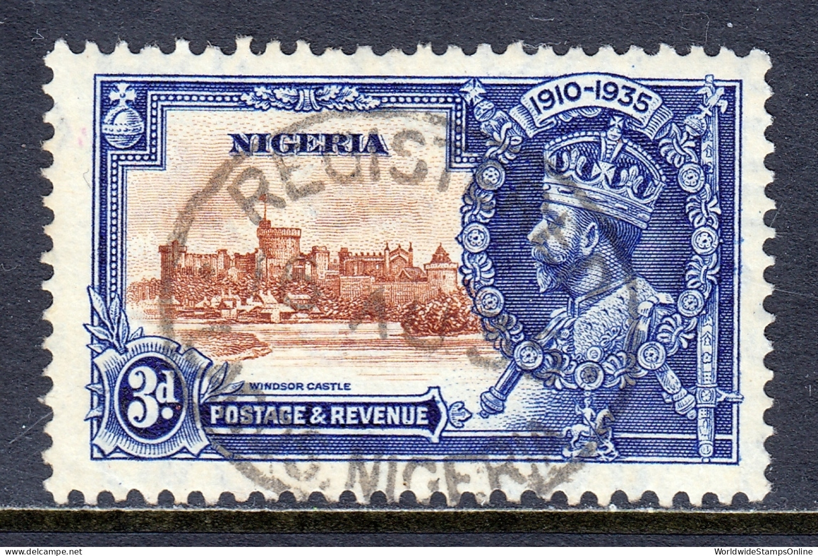 Nigeria - Scott #36 - Used - SCV $19 - Nigeria (...-1960)