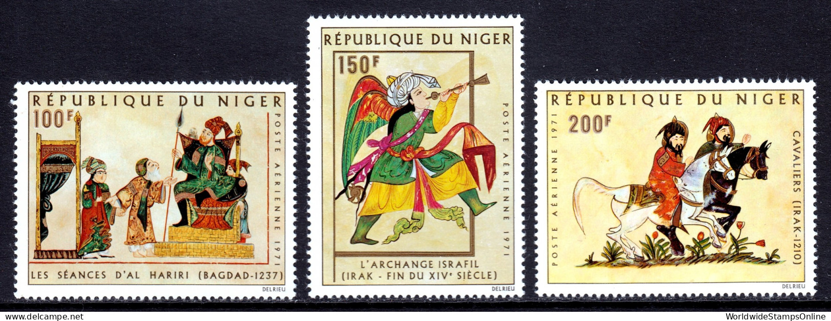 Niger - Scott #C165-C167 - MH - SCV $6.25 - Niger (1960-...)