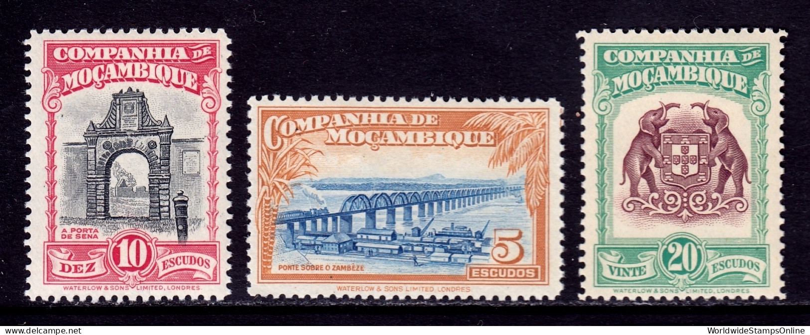 Mozambique Company - Scott #191//193 - MNH - High Values - SCV $6.50 - Mozambique