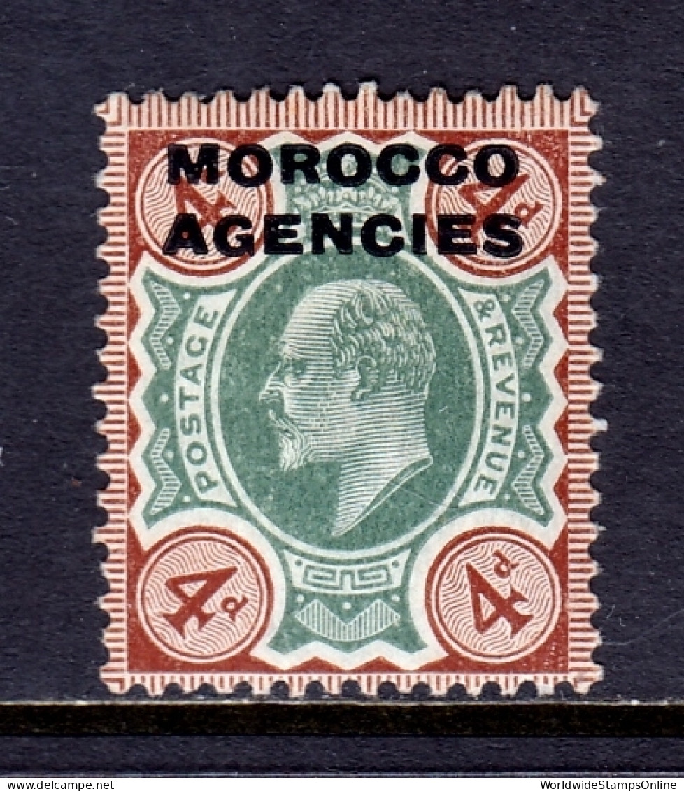 Morocco Agencies - Scott #204 - MH - Gum Toning On Hinge, Pencil/rev.- SCV $4.25 - Postämter In Marokko/Tanger (...-1958)