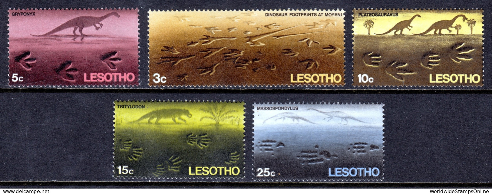 Lesotho - Scott #75-79 - MNH - SCV $8.90 - Lesotho (1966-...)