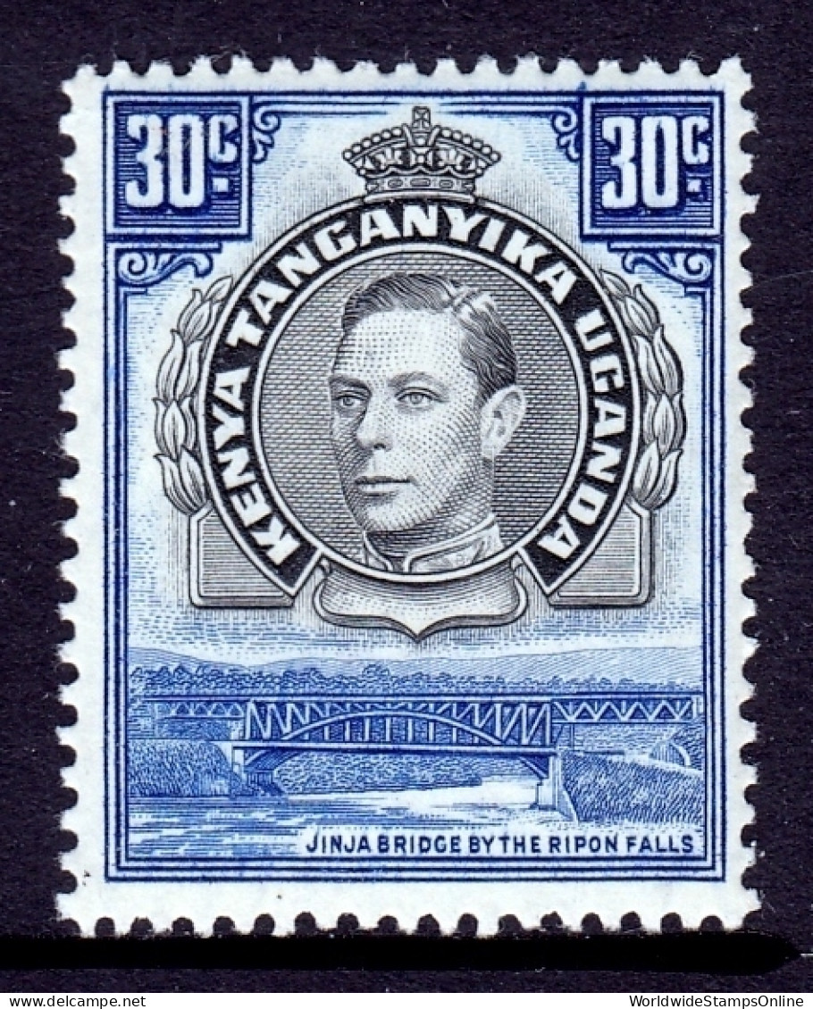 KUT - Scott #76b - MH - A Bit Of Gum Toning - SCV $40 - Kenya, Ouganda & Tanzanie