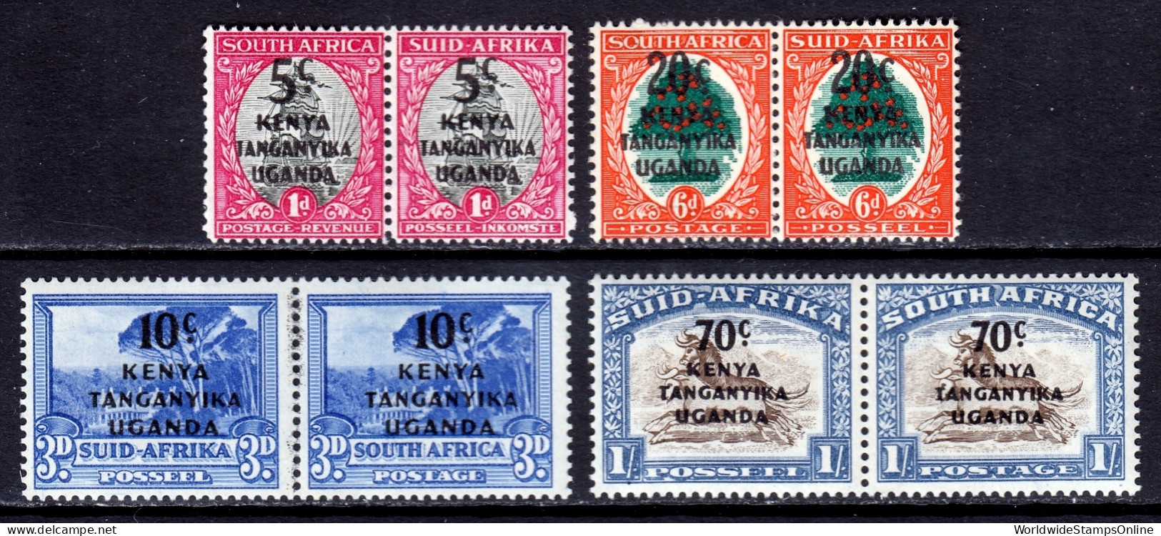 KUT - Scott #86-89 - MNH/MH - #89 Is MH - SCV $24 - Kenya, Ouganda & Tanzanie