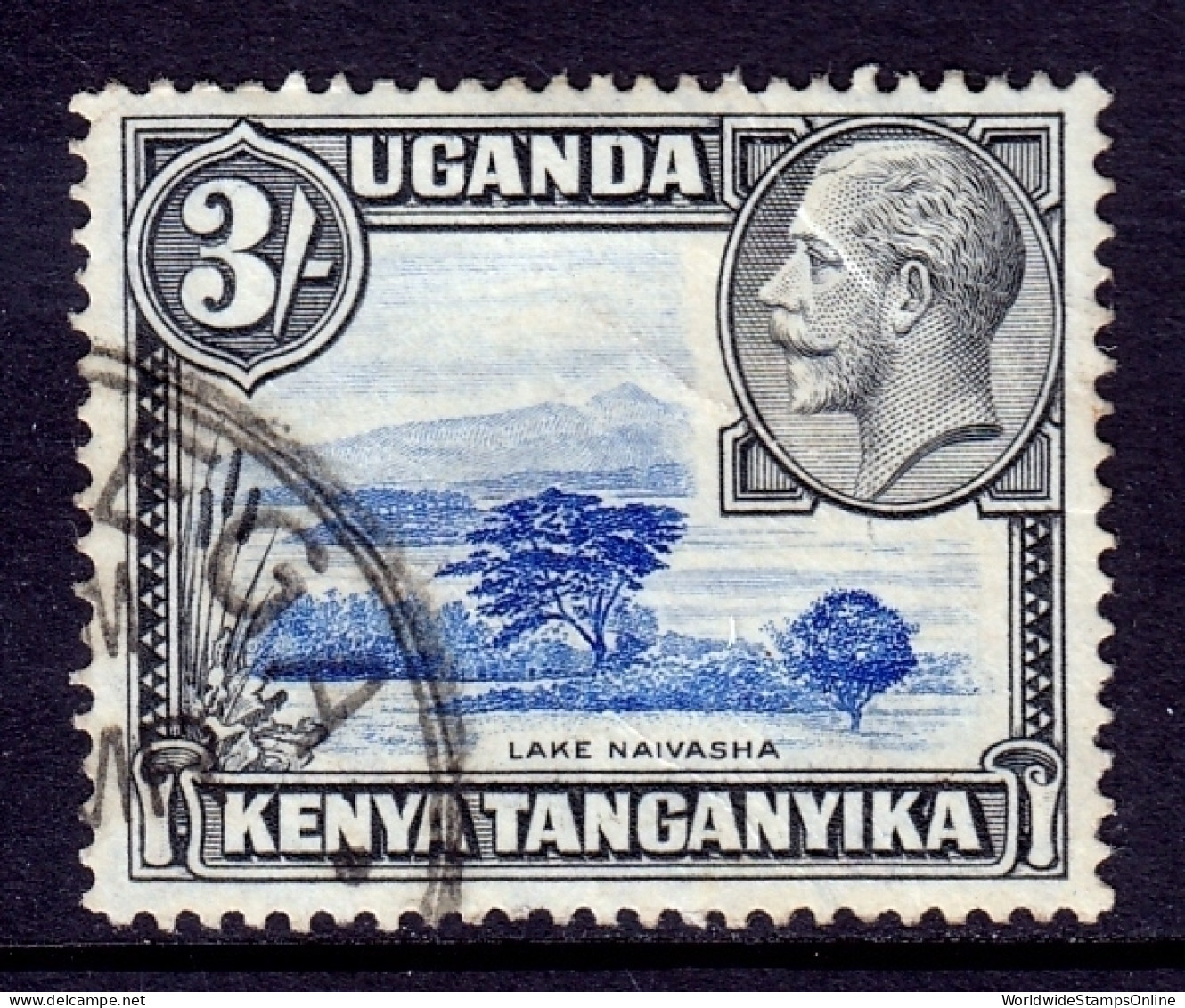 KUT - Scott #56 - Used - A Bit Of Creasing, Remnant Gum - SCV $17 - Kenya, Uganda & Tanzania