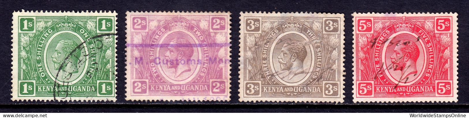 KUT - Scott #29//34 - Used - Revenue Cancels, Thinning #32 - Kenya, Uganda & Tanzania