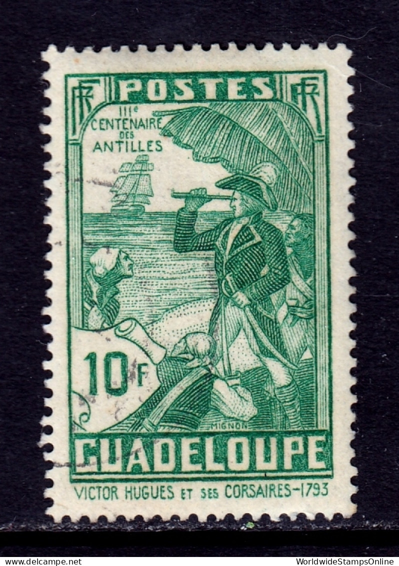 Guadeloupe - Scott #147 - Used - SCV $10 - Gebruikt