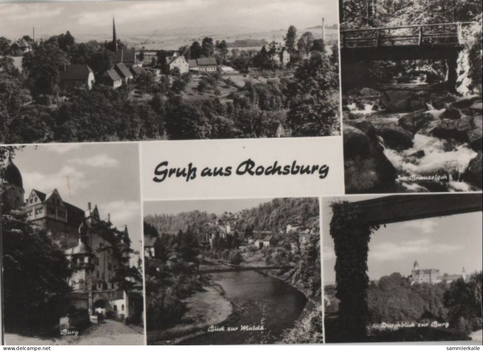 56447 - Lunzenau, Schloss Rochsburg - U.a. Durchblick Zur Burg - 1971 - Lunzenau