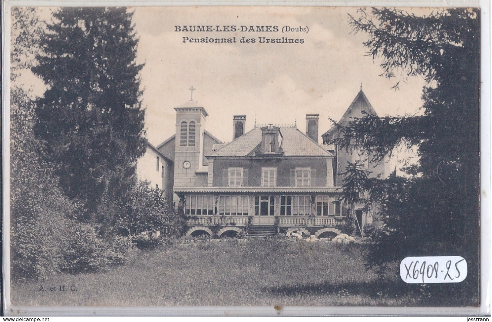 BAUME-LES-DAMES- PENSIONNAT DES URSULINES - Baume Les Dames