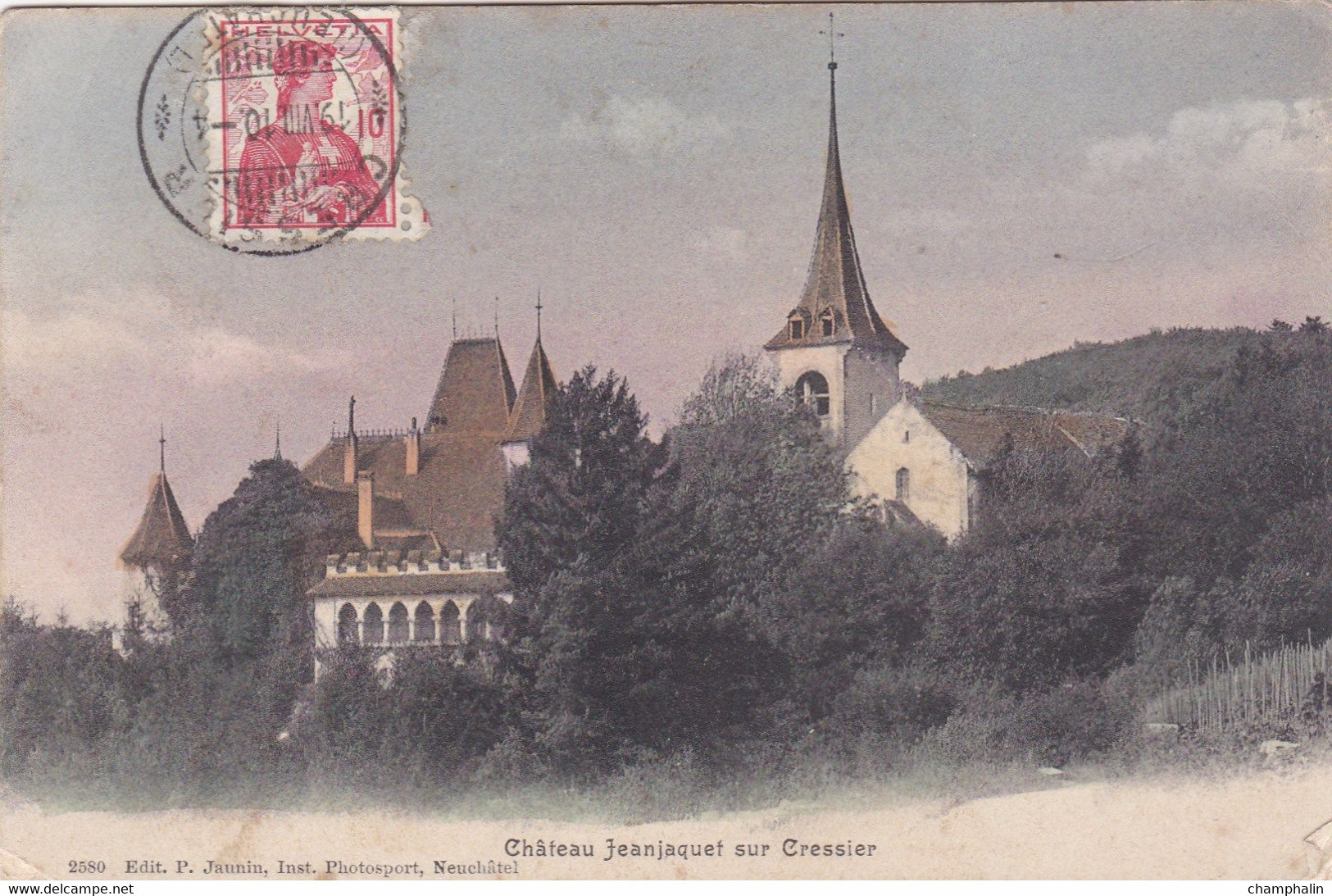 Château Jeanjaquet Sur Cressier - CAD Les Hôpitaux-Neufs (25) + Cressier - Cressier