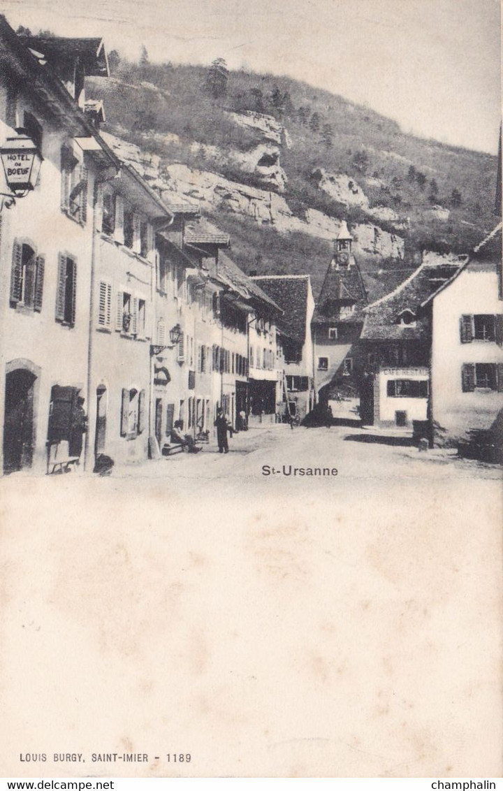 Saint-Ursanne - Sans Légende - Une Rue Du Village - Porte Saint-Pierre - Saint-Ursanne