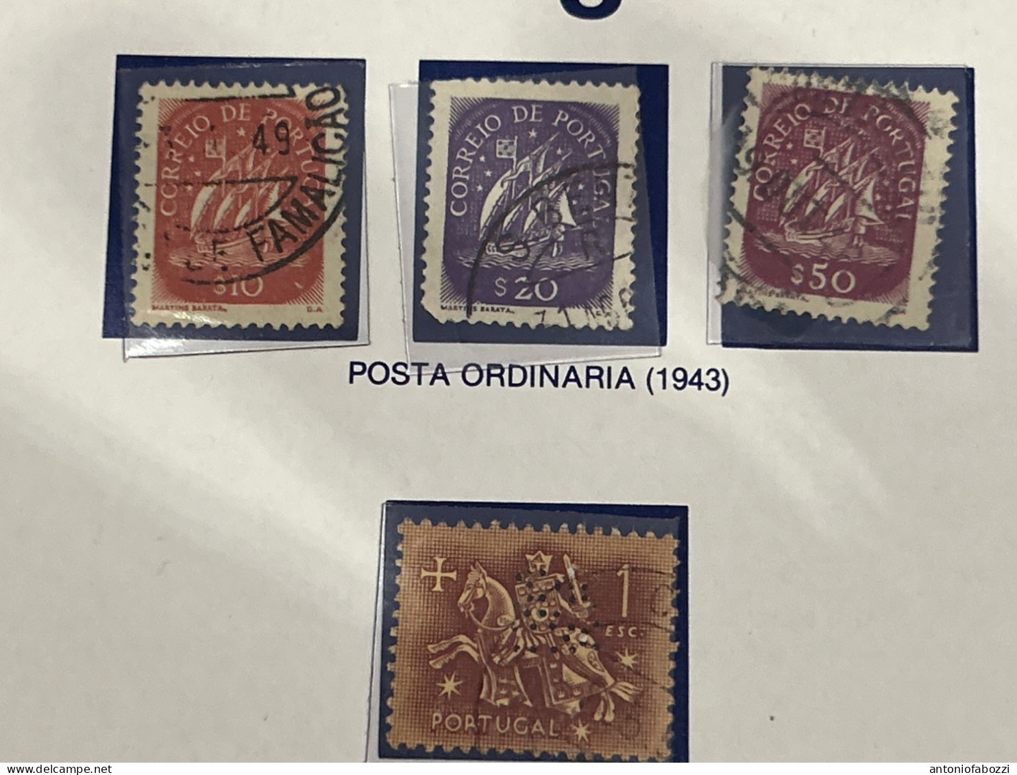 Interessante Selezione Di Bellissimi Francobolli Portoghesi Usati, In Ottimo Stato (vedi Foto) - Collections