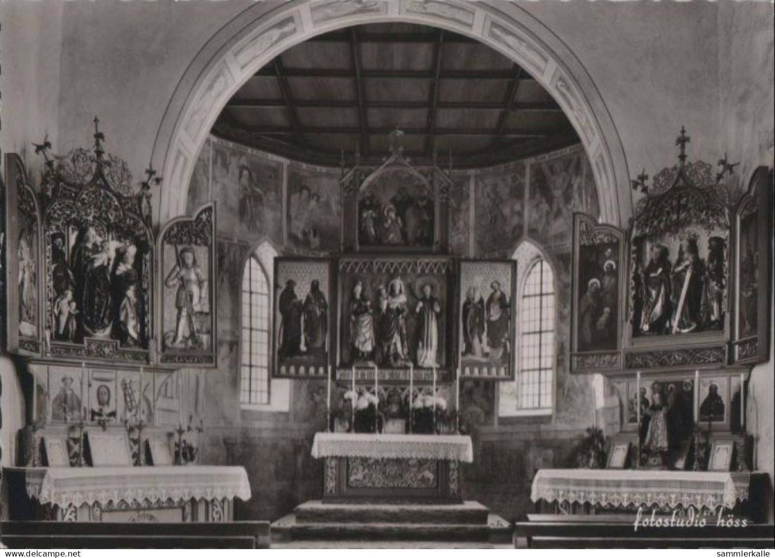 39828 - Oberstaufen - Alte Kirche Mit Altären - Ca. 1955 - Oberstaufen