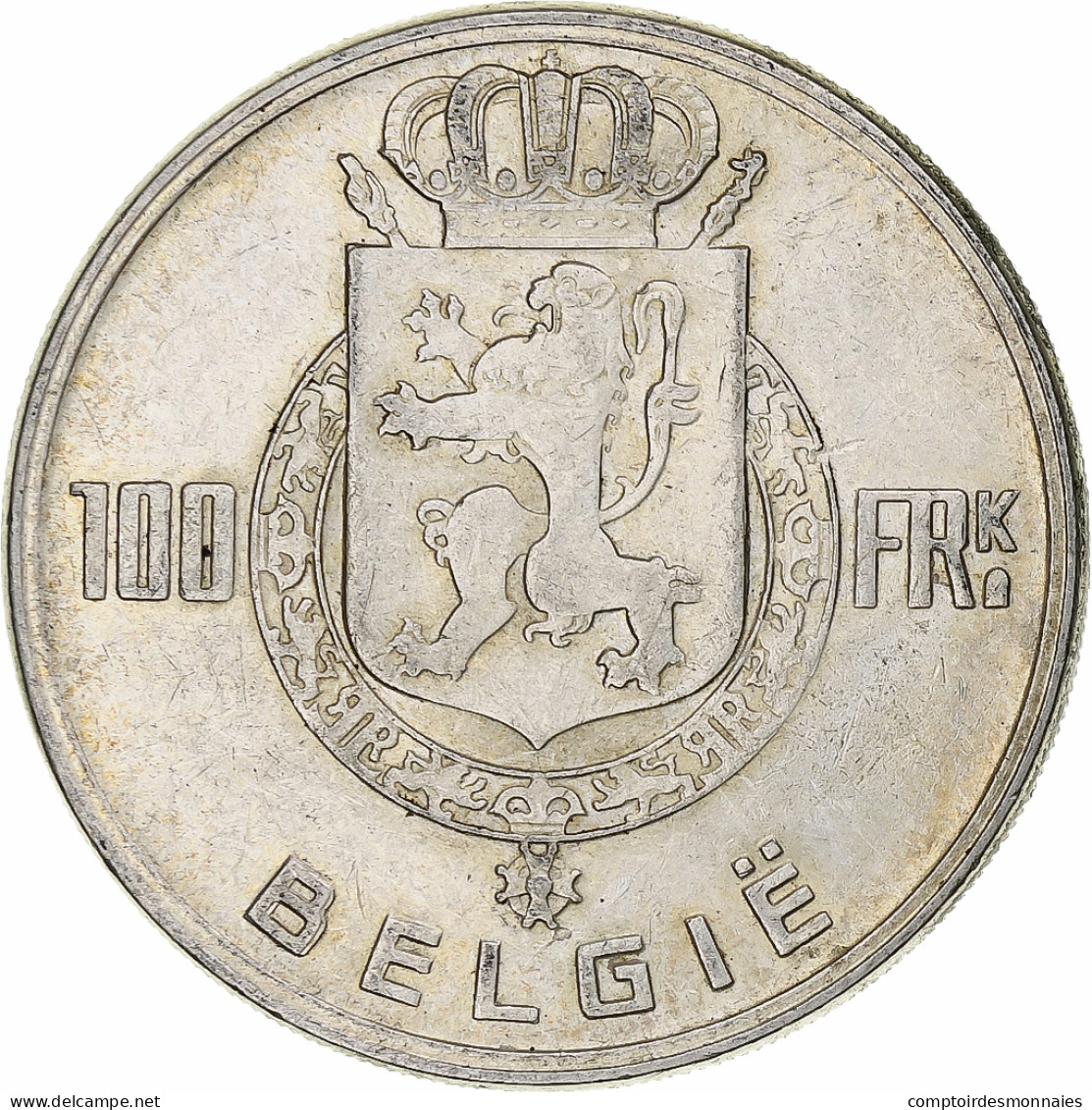 Belgique, Baudouin, 100 Frank, 1951, Bruxelles, Argent, TTB, KM:139 - 100 Franc