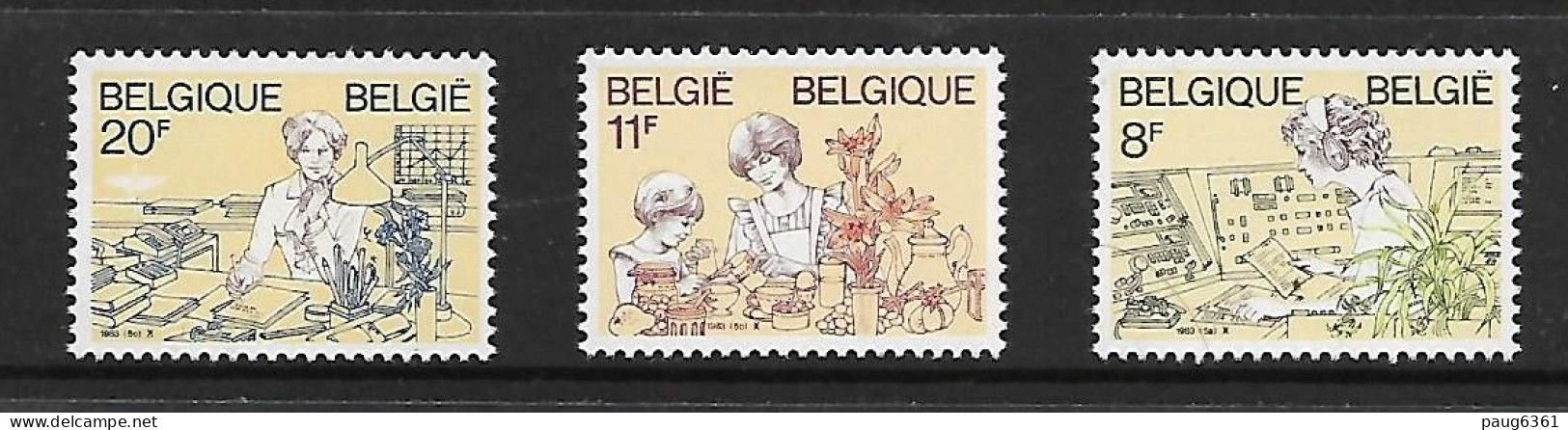 BELGIQUE 1983 FETE DES MERES YVERT N°2086/20888 NEUF MNH** - Giorno Della Mamma