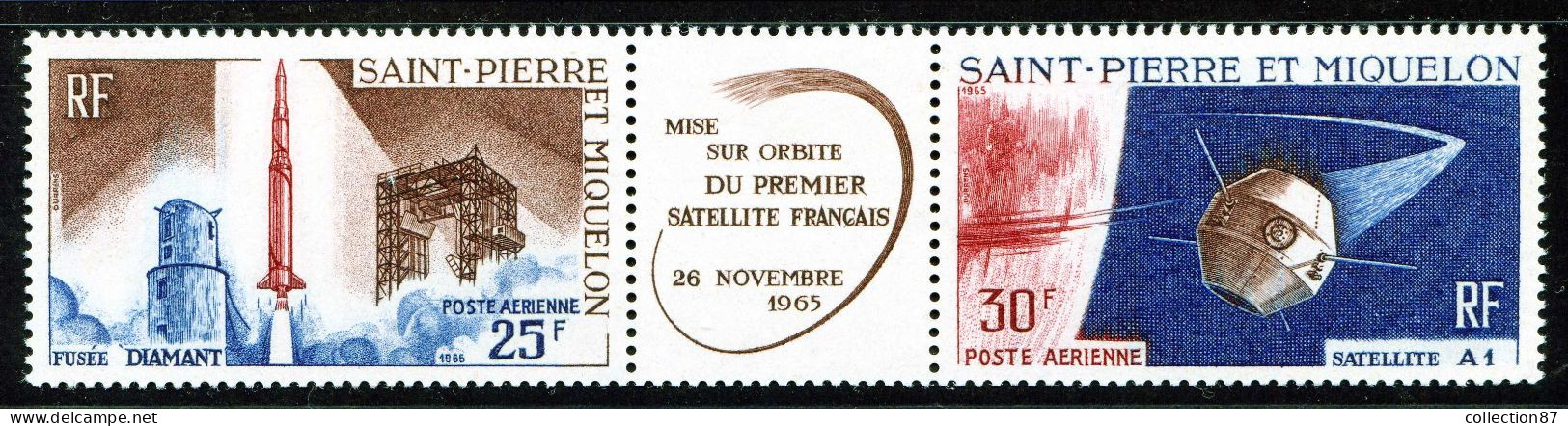 REF 086 > SAINT PIERRE Et MIQUELON < PA N° 34A * < Neuf Ch Voir Dos - MH * < SPM Poste Aérienne - Aéro  Air Mail - Nuovi