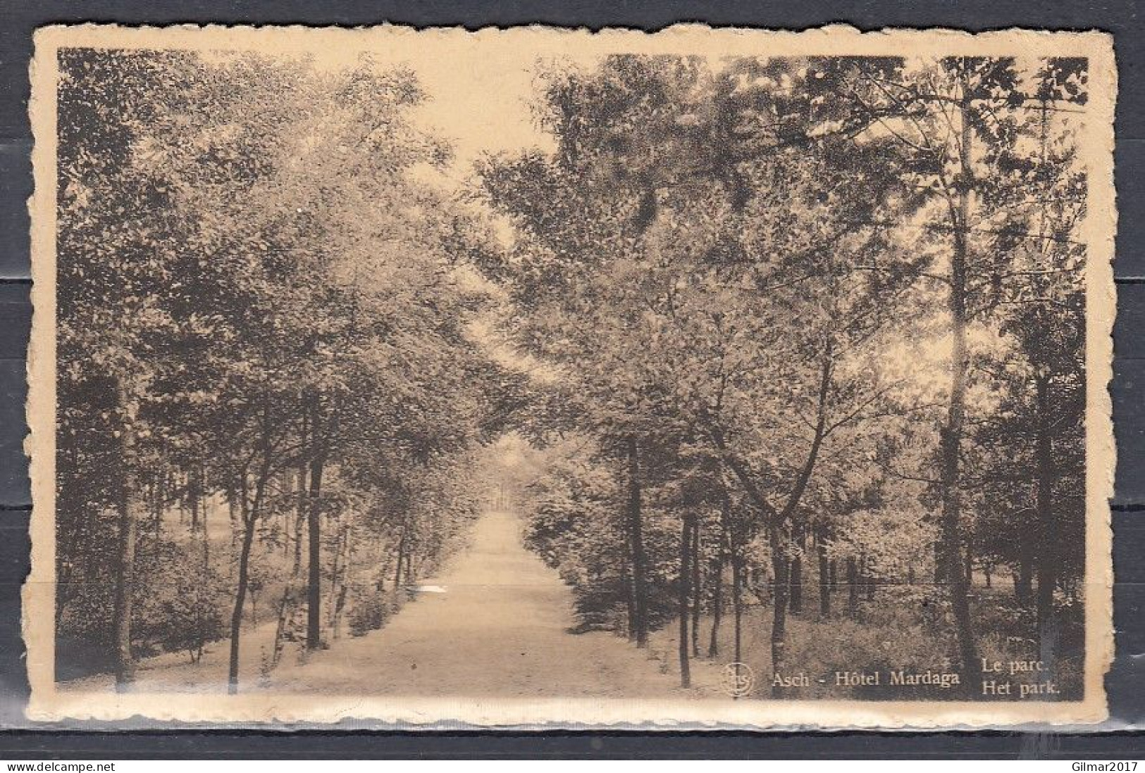 Postkaart Van Hasselt J Naar Verviers Met Langstempel Asch - Langstempel