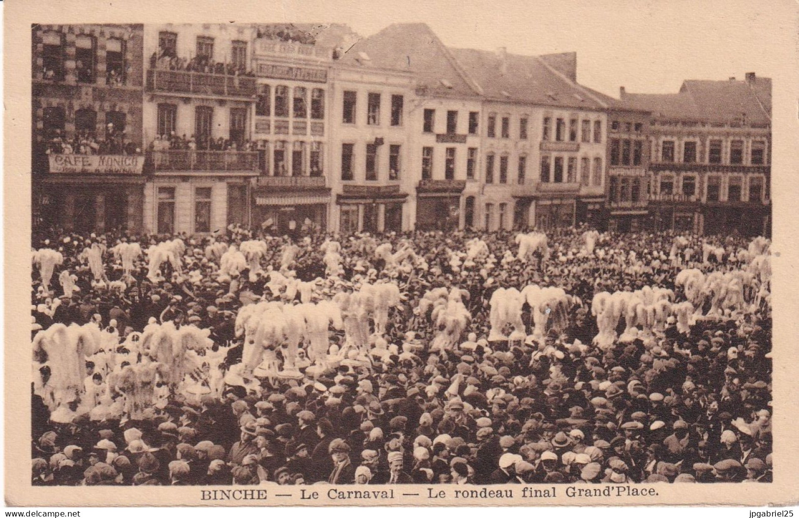 LAP Binche Le Carnaval Le Rondeau Final Grand Place - Binche