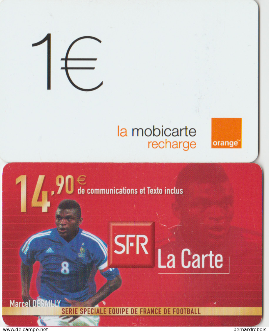 TC20 - MOBI 1 € + SFR DESAILLY Pour 1 € - Nachladekarten (Refill)