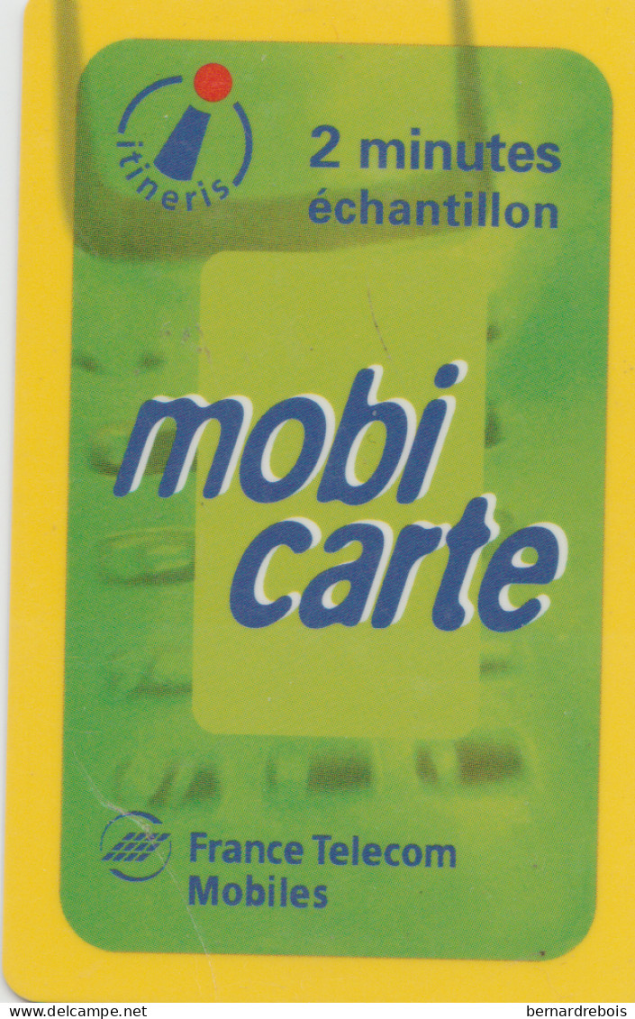 TC19 - MOBI PR2 - MOBICARTE 2 MINUTES, Cote 40 €, Pour 2 Euros - Kaarten Voor De Telefooncel (herlaadbaar)