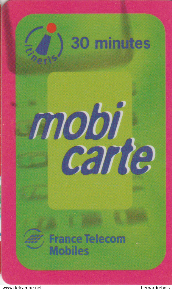 TC20 - MOBI PU5C - 30 MINUTES ROSE Pour 1 € - Mobicartes (recharges)