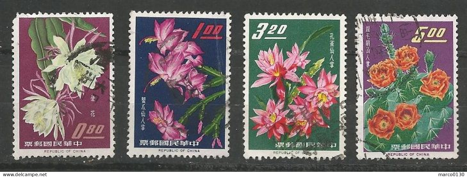 FORMOSE (TAIWAN) N° 455 + N° 456 + N° 457 + N° 458 OBLITERE - Gebraucht