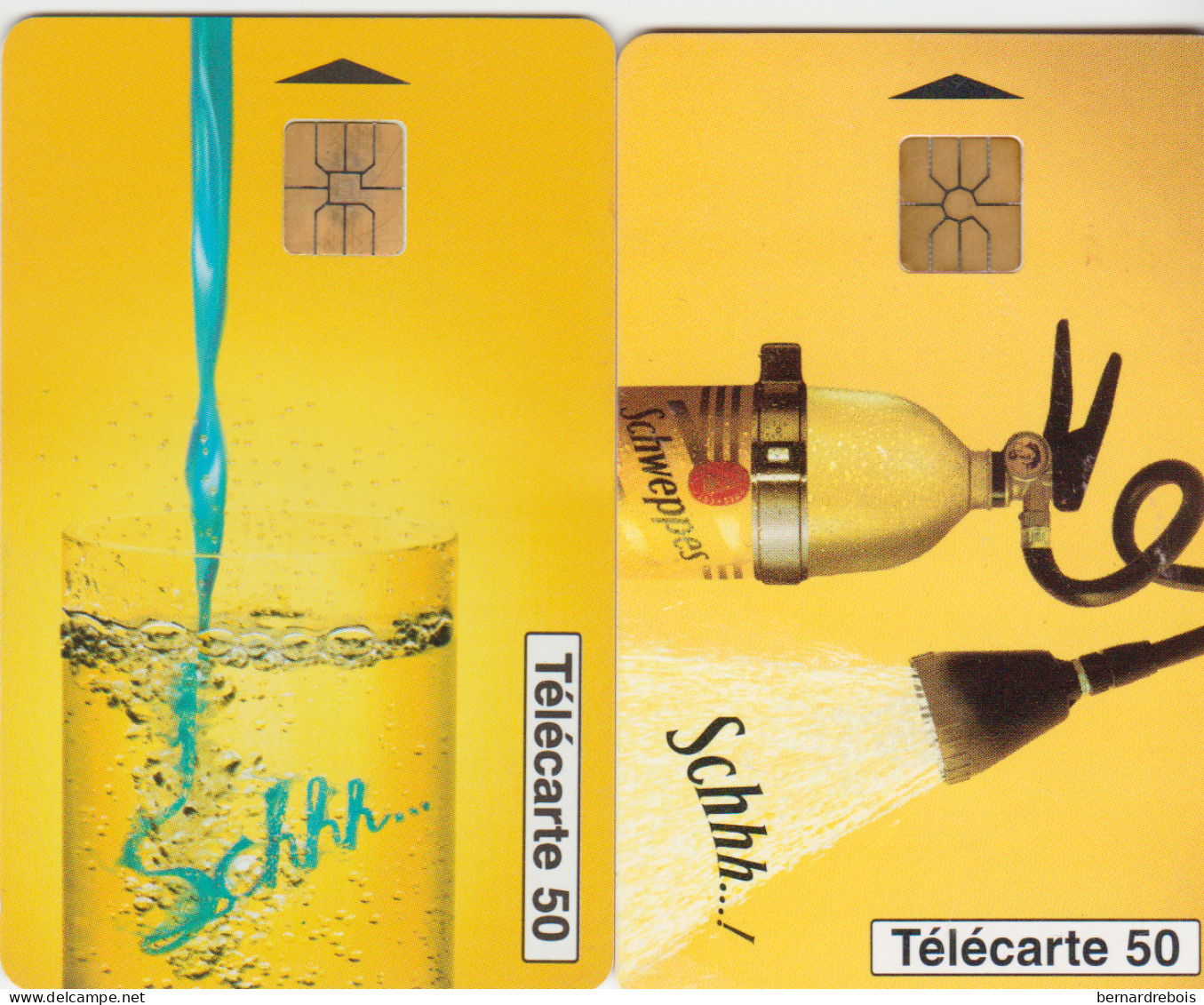 TC22 - LES 2 CARTES SCHWEPPES Pour 1 € - Non Classés