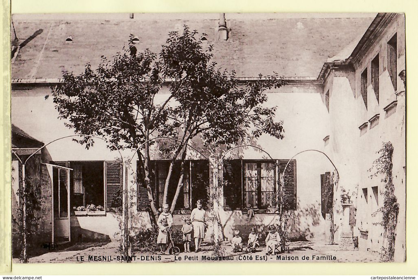 19323 / LE MESNIL SAINT-DENIS 78-Yvelines  Le PETIT MOUSSEAU Maison De Famille 1920s E.L.D LE DELEY Seine-Oise - Le Mesnil Saint Denis