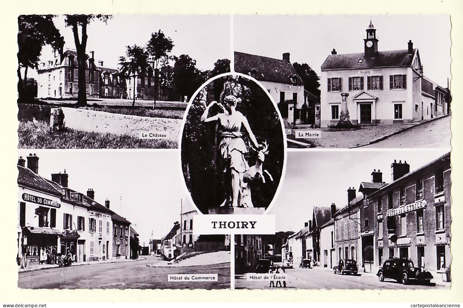 19340 / THOIRY 78-Yvelines Multivues Hotel SAVOIE Commerces Mairie Traction CPSM 1950s MIGNON 6420 Seine-Oise - Thoiry