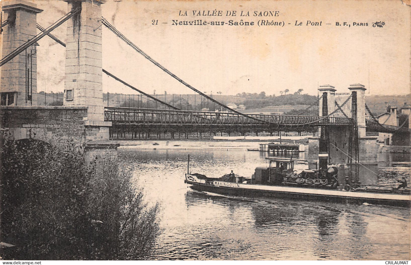 69-NEUVILLE SUR SAONE-N°T2943-D/0005 - Neuville Sur Saone