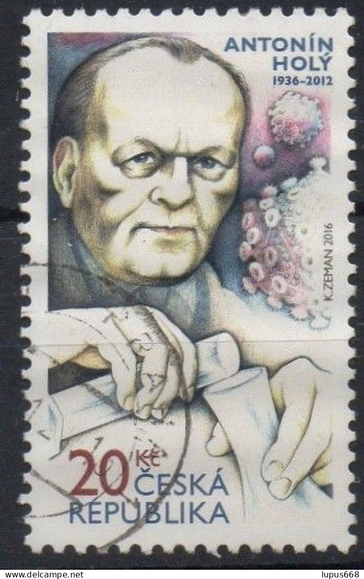 R Tschechische Republik 2016 MiNr. 896 O/used  Antonin Holy - Used Stamps