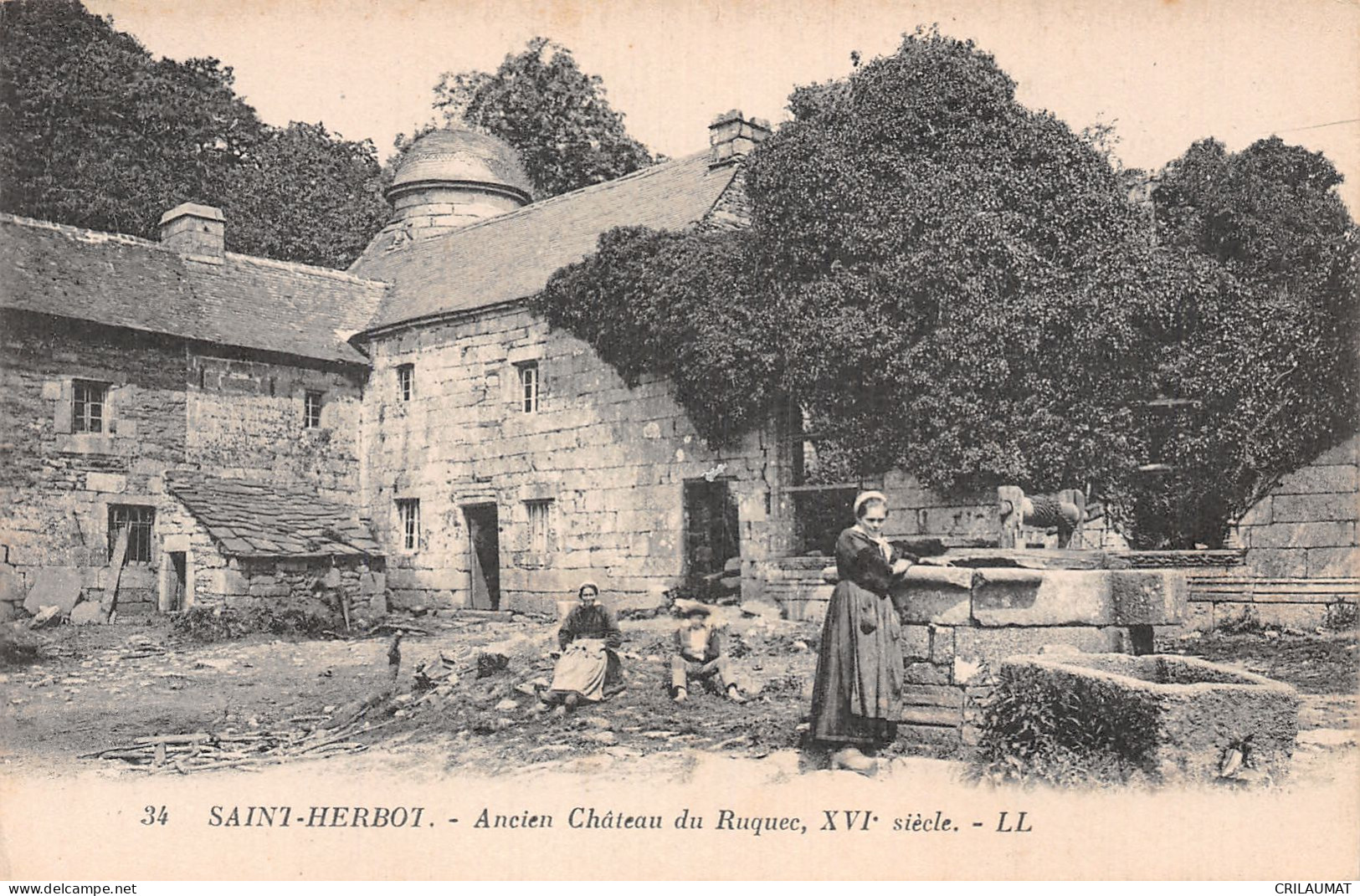 29-SAINT HERBOT-N°T2943-F/0177 - Saint-Herbot