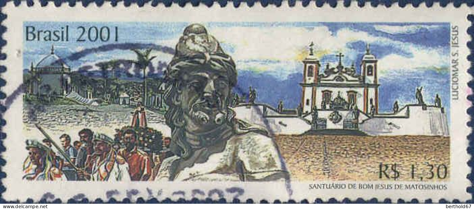 Brésil Poste Obl Yv:2710 Mi:3194 Santuario De Bom Jesus De Matosinhos (TB Cachet Rond) - Used Stamps