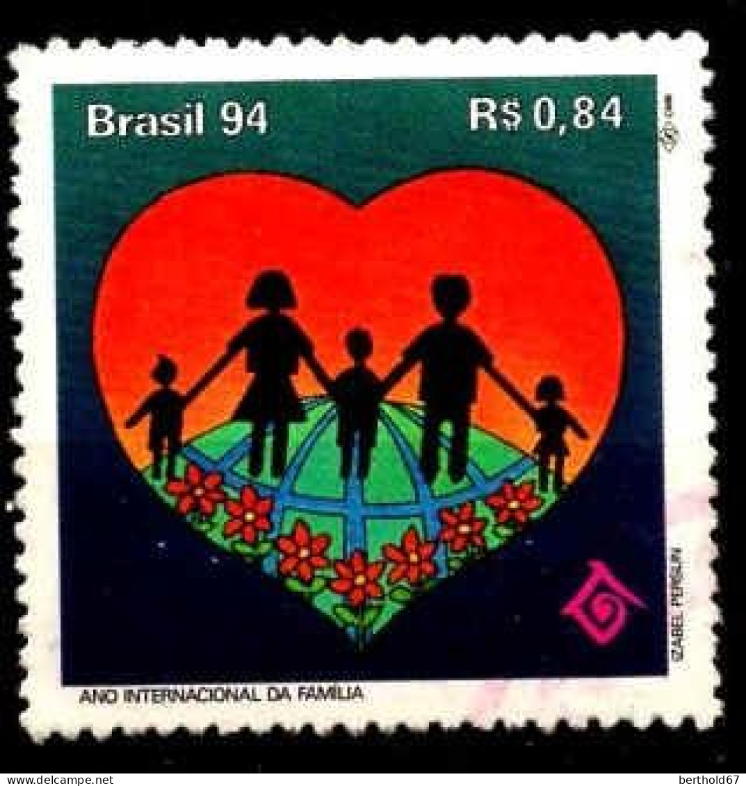 Brésil Poste Obl Yv:2197 Mi:2613 Ano Internacional Da Familia (Obl.mécanique) - Used Stamps