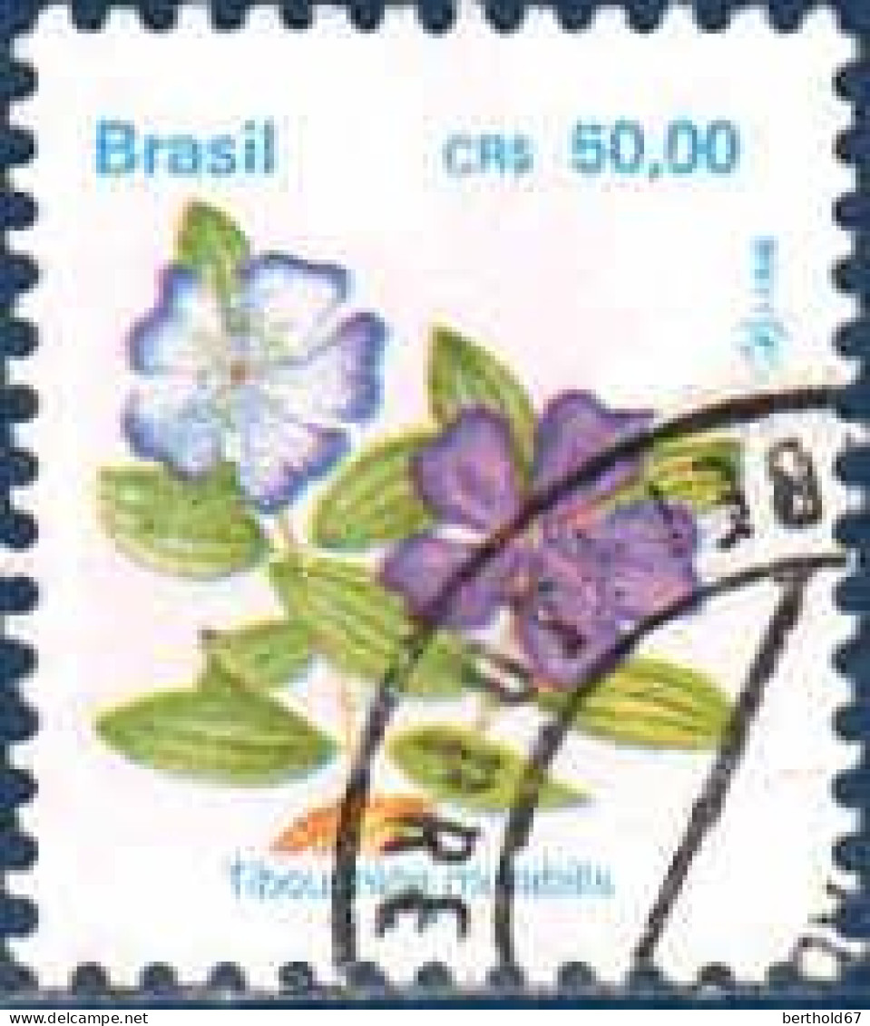 Brésil Poste Obl Yv:2140 Mi:2552 Tibouchina Mutabilis (TB Cachet Rond) - Used Stamps