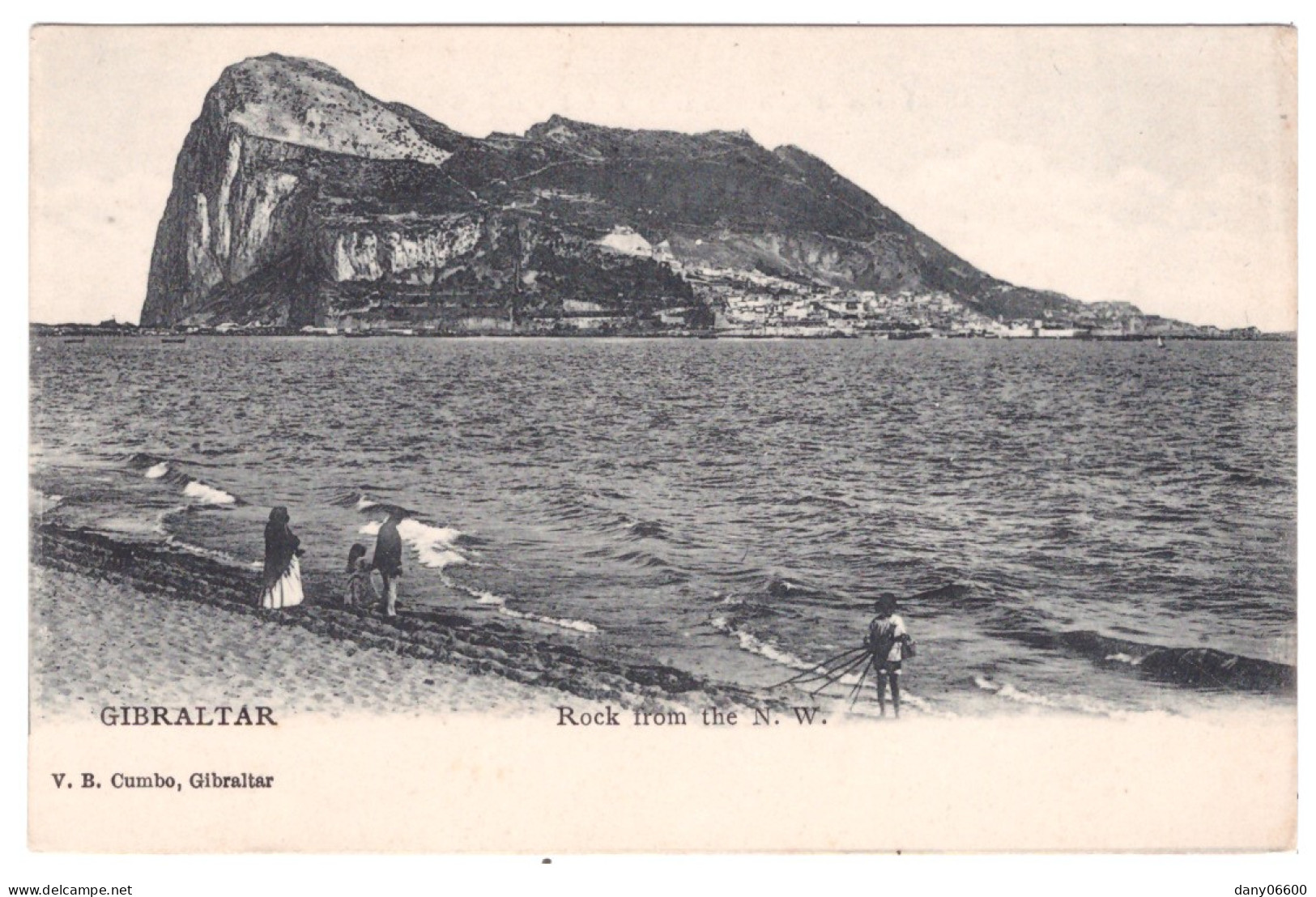 GIBRALTAR Rock From The N.W (carte Animée) - Gibraltar
