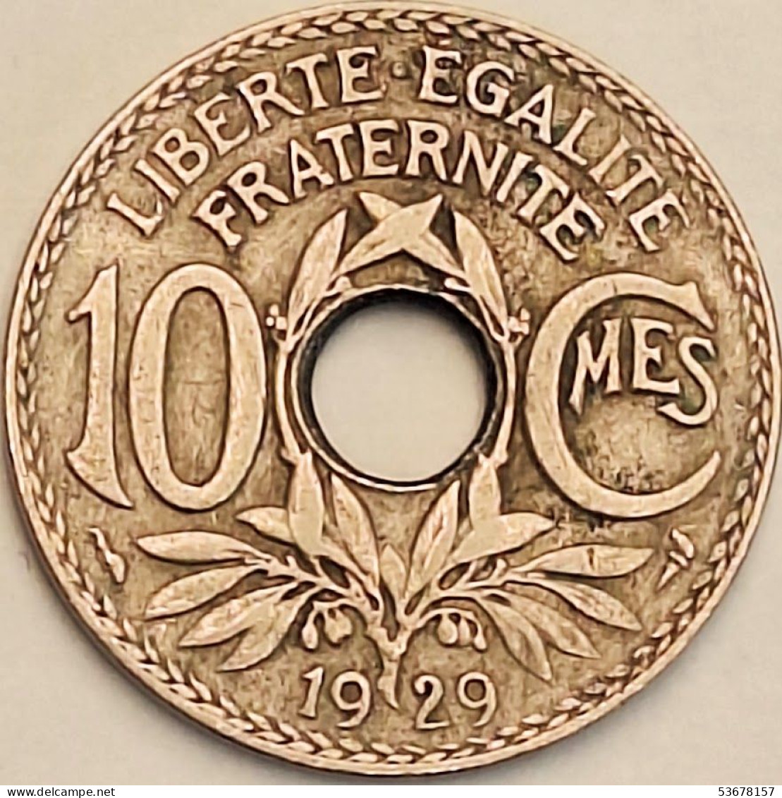 France - 10 Centimes 1929, KM# 866a (#3998) - 10 Centimes