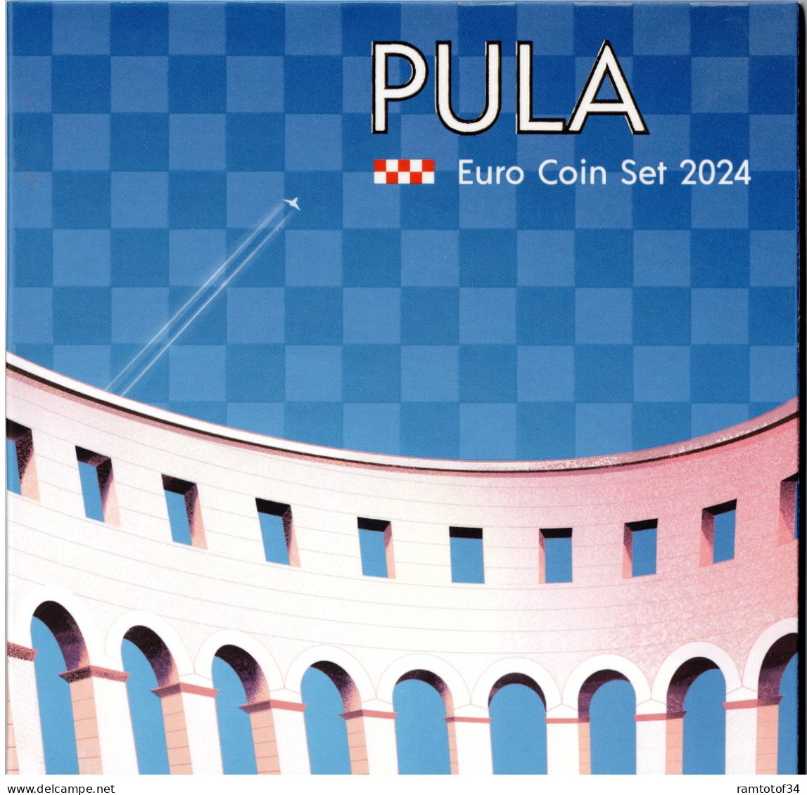 2024 CROATIE - Coffret Série Monnaies Euro (8 Pièces) BU - Kroatien