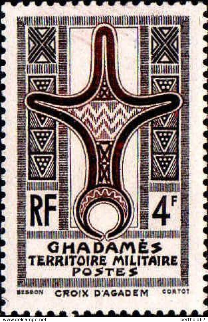 Ghadamès Poste N** Yv:1 Mi:1 Croix D'Agadem - Unused Stamps