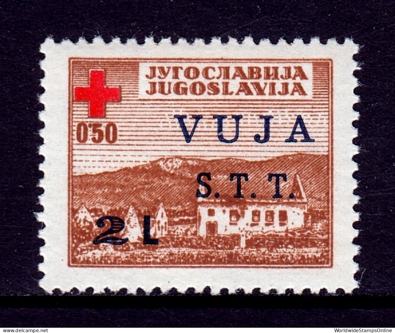Yugoslavia (Trieste) - Scott #RA1 - MH - SCV $32 - Ongebruikt