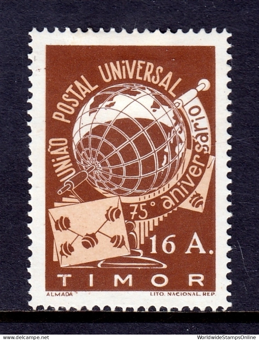 Timor - Scott #255 - MH - Thin Speck, Hinge Bump - SCV $29 - Timor