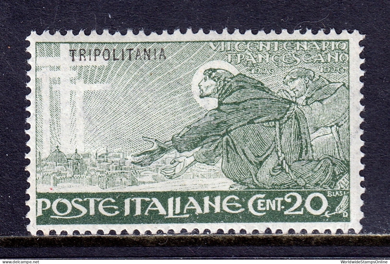 Tripolitania - Scott #20 - MNH - SCV $6.00 - Tripolitania