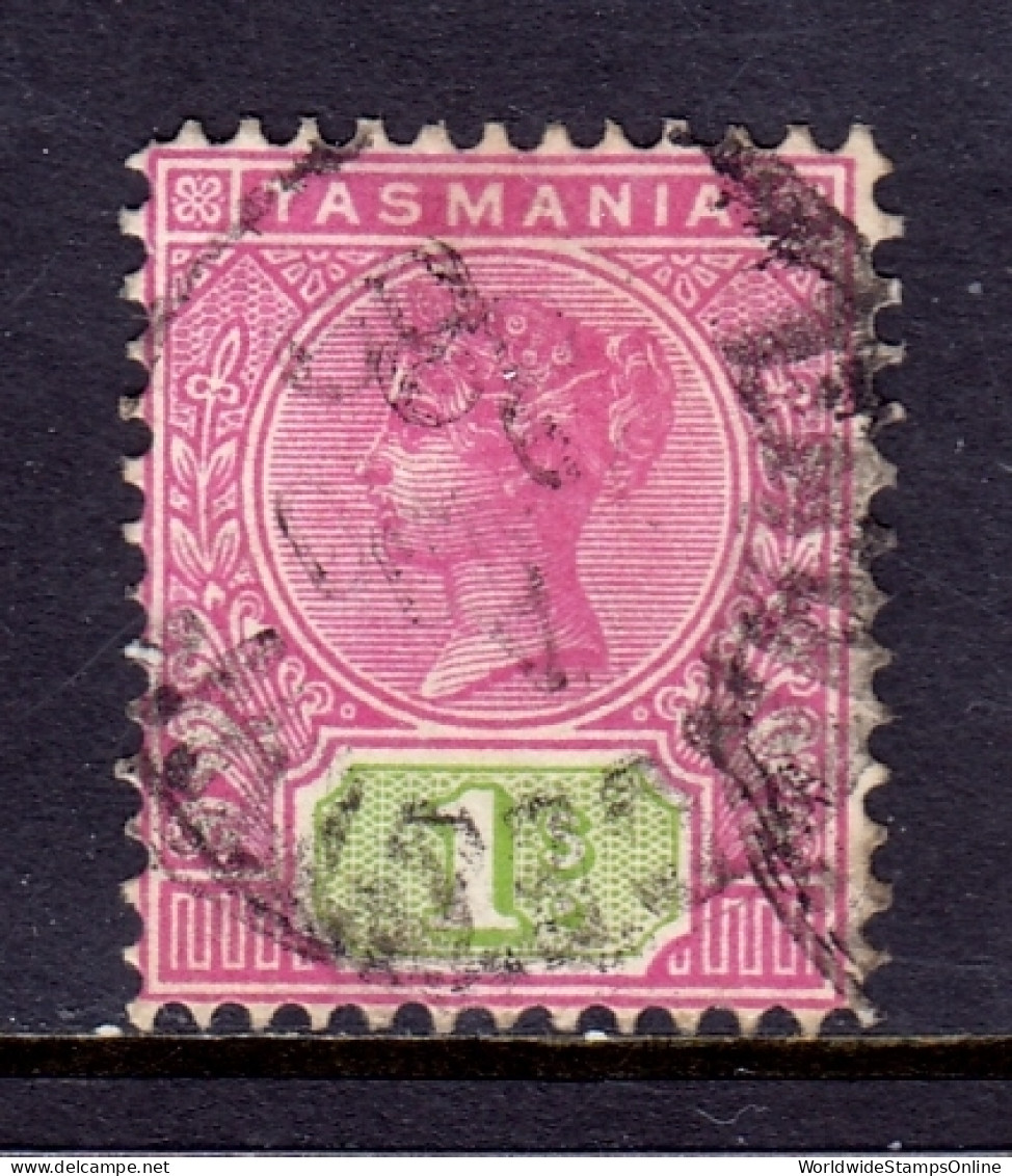 Tasmania - Scott #110 - Used - Inverted Wmk. - SCV $9.25 - Oblitérés