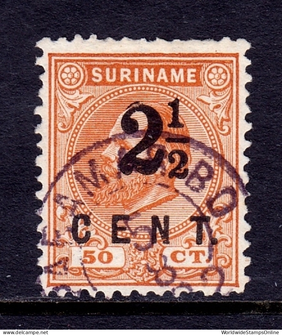 Suriname - Scott #23a - Used - Pulled Perfs And Minor Thinning At Top - SCV $12 - Suriname ... - 1975