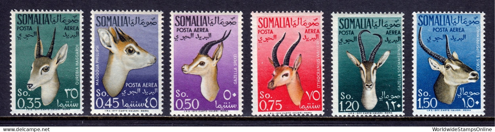 Somalia - Scott #C40-C45 - MH - Small Thin #C41, A Bit Of Gum Toning - SCV $19 - Somalie (1960-...)