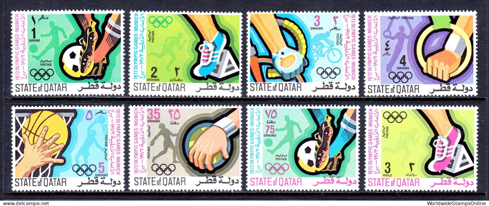 Qatar - Scott #303-310 - MNH - See Description - SCV $25 - Qatar