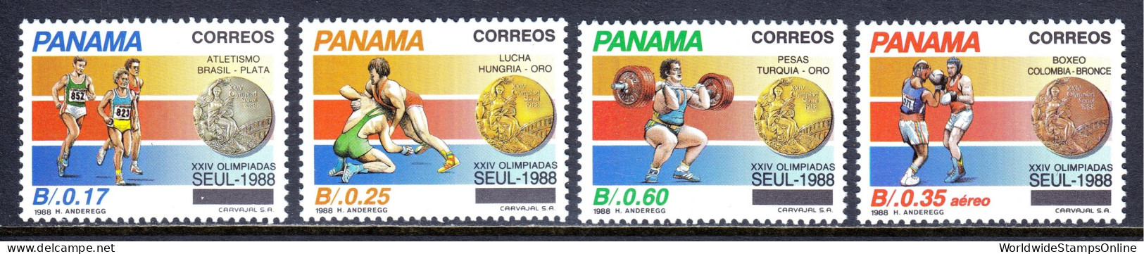 Panama - Scott #757-759, C447 - MNH - SCV $4.45 - Panamá