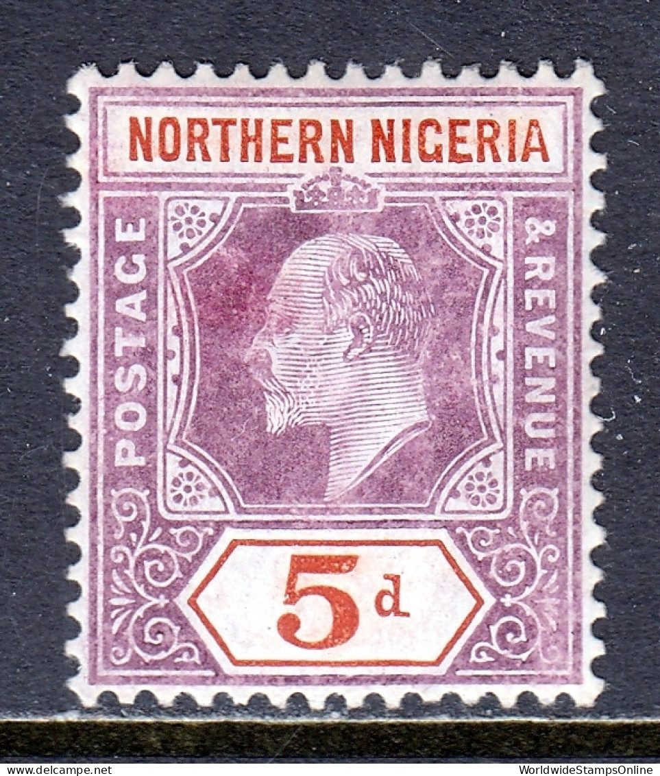 Northern Nigeria - Scott #23a - MH - Chalky Paper - Stain - SCV $35 - Nigeria (...-1960)