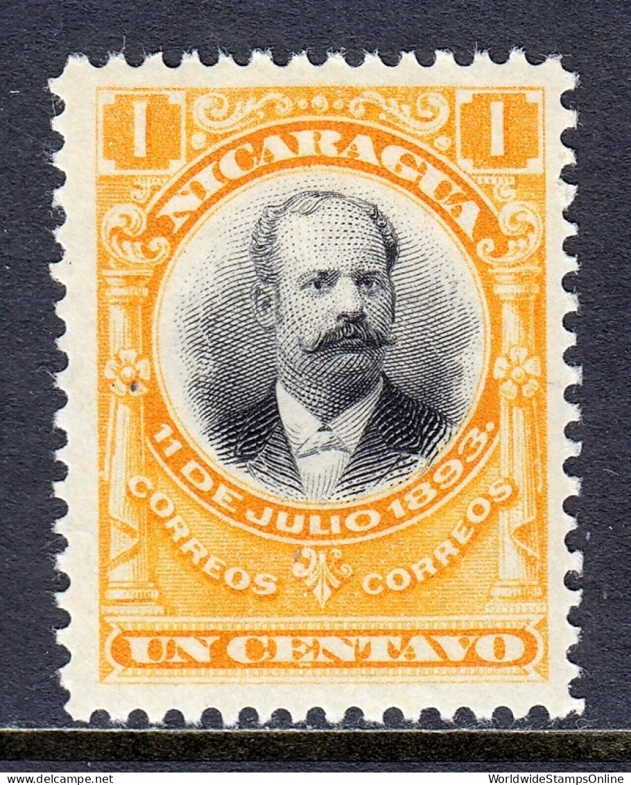 Nicaragua - Scott #167v - MH - Unissued, See Scott Note - SCV $4.00 - Nicaragua