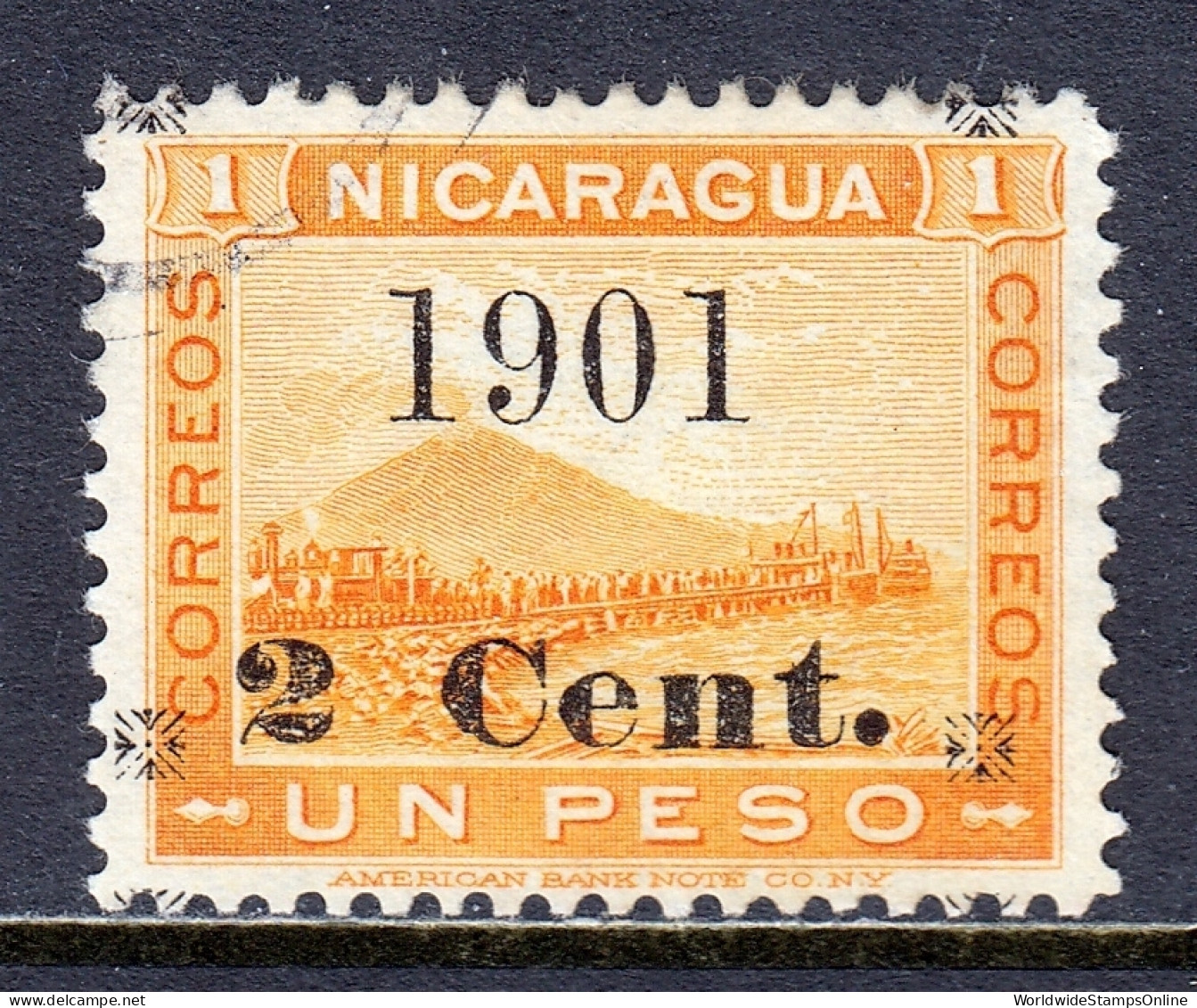 Nicaragua - Scott #134 - Used - SCV $4.50 - Nicaragua